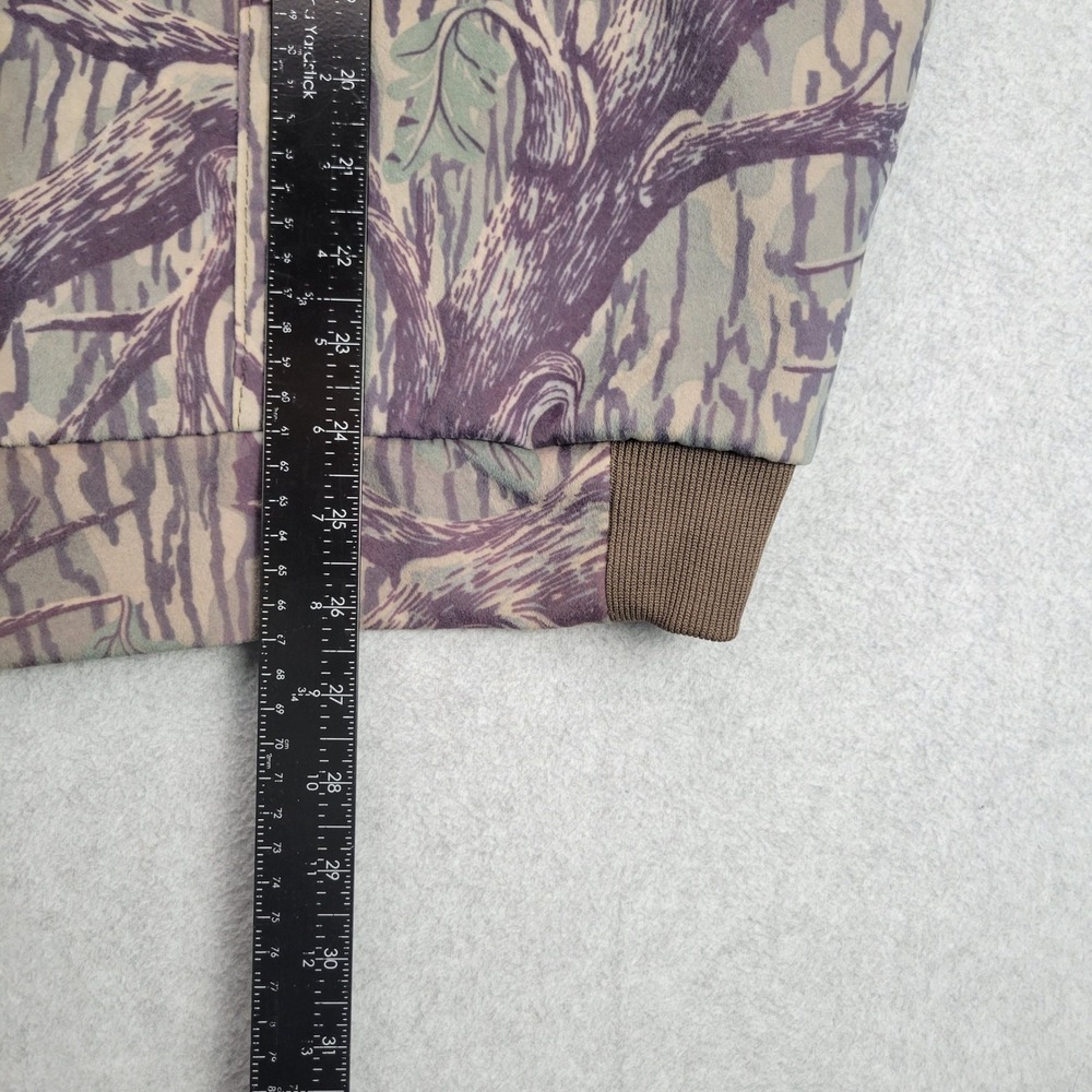 Pella Products Hooded Jacket Mens XL Brown Tree Bark Camo Full Zip Mossy OAK USA - Picture 6 of 9